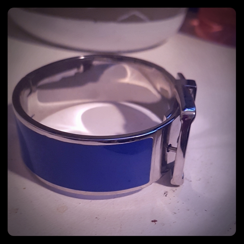 Michael korks silver blue bracelet